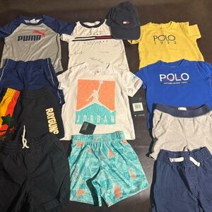 Puma Kids Blue Graphic T-Shirt